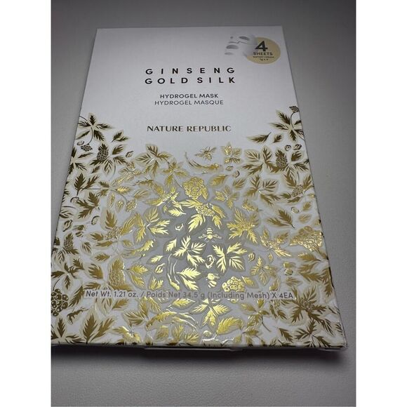 Nature Republic Ginseng Gold Silk Hydrating Overnight gold mask, Korean Ginseng - Picture 1 of 4